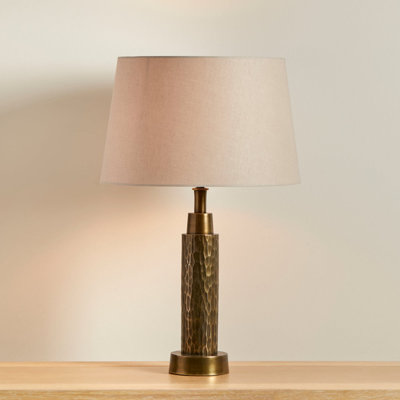 Akhilesh 40 cm H Round Cotton Lamp Shade in Gold