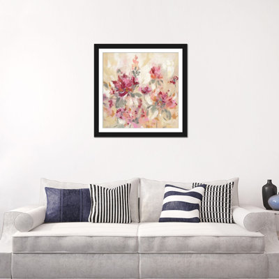 « floral reflections i », impression sur toile