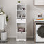 Armoire de trieur de linge inclinable à un compartiment et un tiroir