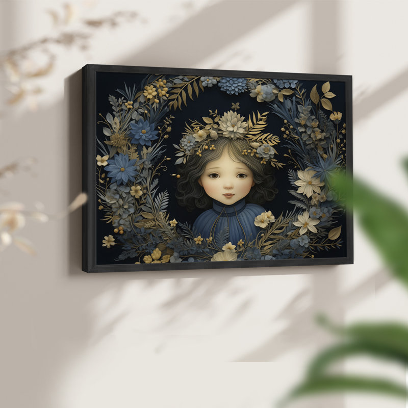 Art de Noël - CCXXIX - Reproduction encadrée - Restickable, H 22 po x l 28 po, Noir, noir, noir, noir