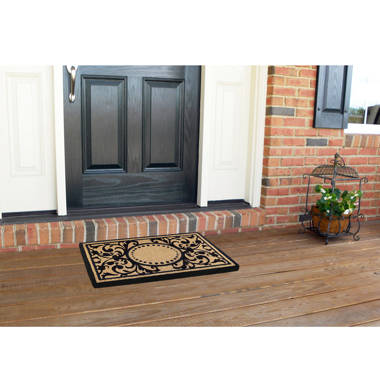 Nedia Home Heritage 30 in. x 48 in. Heavy Duty Coir Plain Door Mat