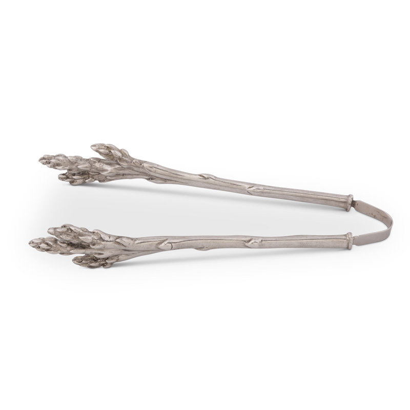 Farmer's Market Pewter Asparagus Tongs