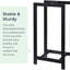 Lovanda 30cm W Metal Log Rack