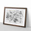 Vaulted Tree Branches Watercolour - Framed Print-56882419-56882420