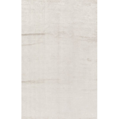 Tapis argent noué à la main de haute qualité
