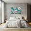 « Industrial I Teal » de Michael Mullan, triptyque mural, 91,4 cm x 61 cm-726563636