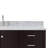 Flynt 67'' Single Bathroom Vanity with Carrara Marble Top-90865067-90865068