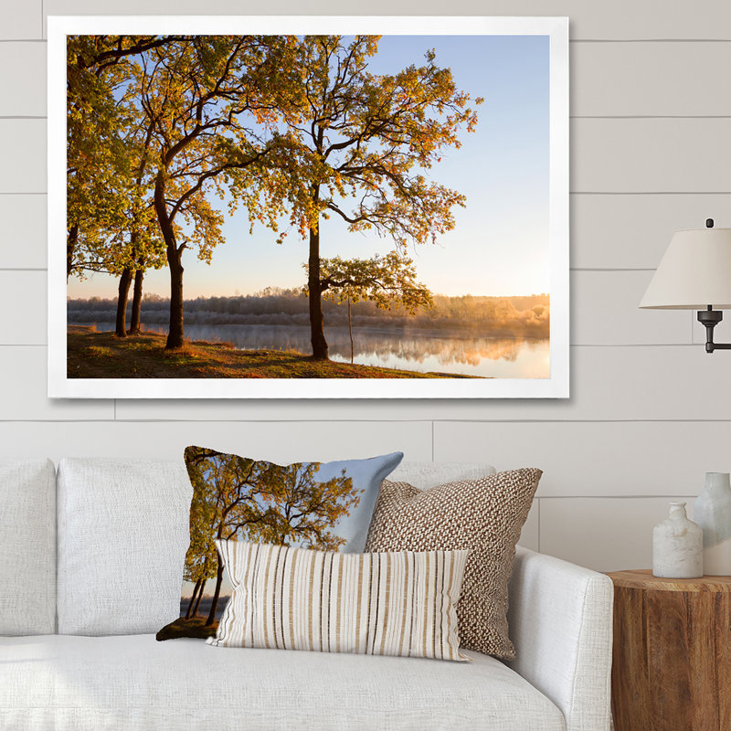 Décoration murale en toile Oak Grove par The River, Impression blanche sur toile encadrée, H 24 po x l 36 po x P 1 po
