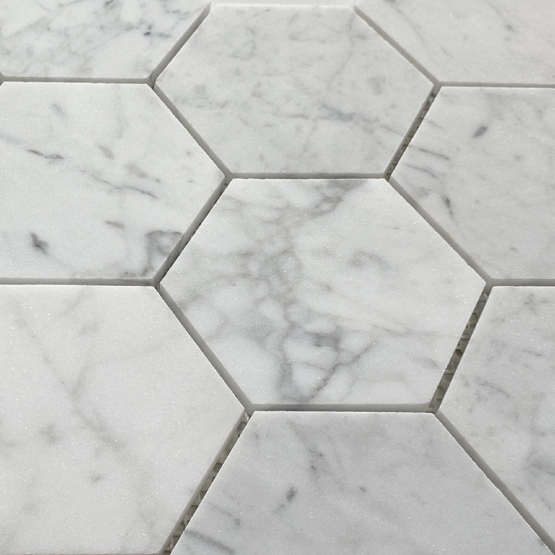 Carreau de mosaïque en marbre 11 po x 12 po
