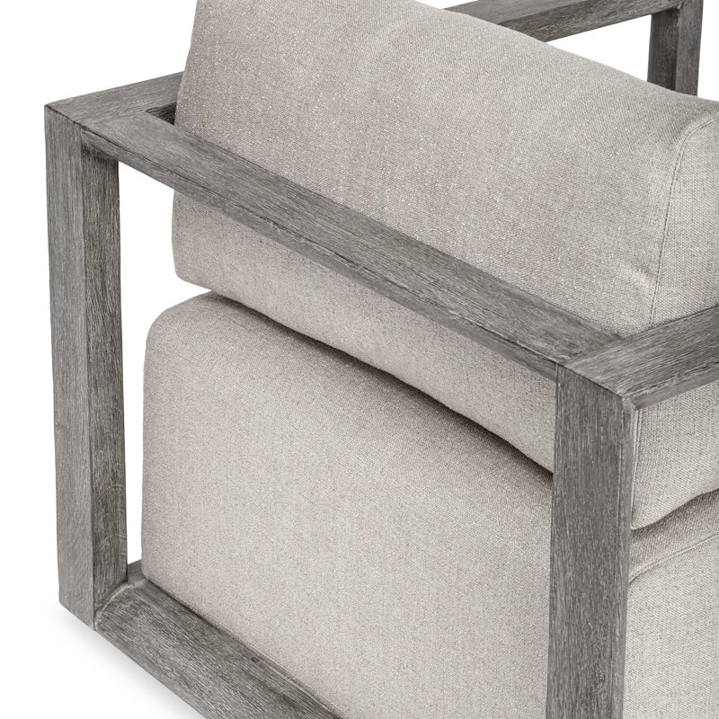 Fauteuil d'extérieur gris / colombe Pakswith