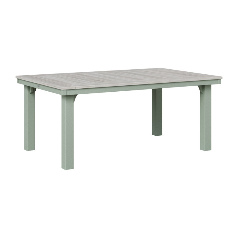 Homestead Outdoor Dining Table, Seashell, Seafoam