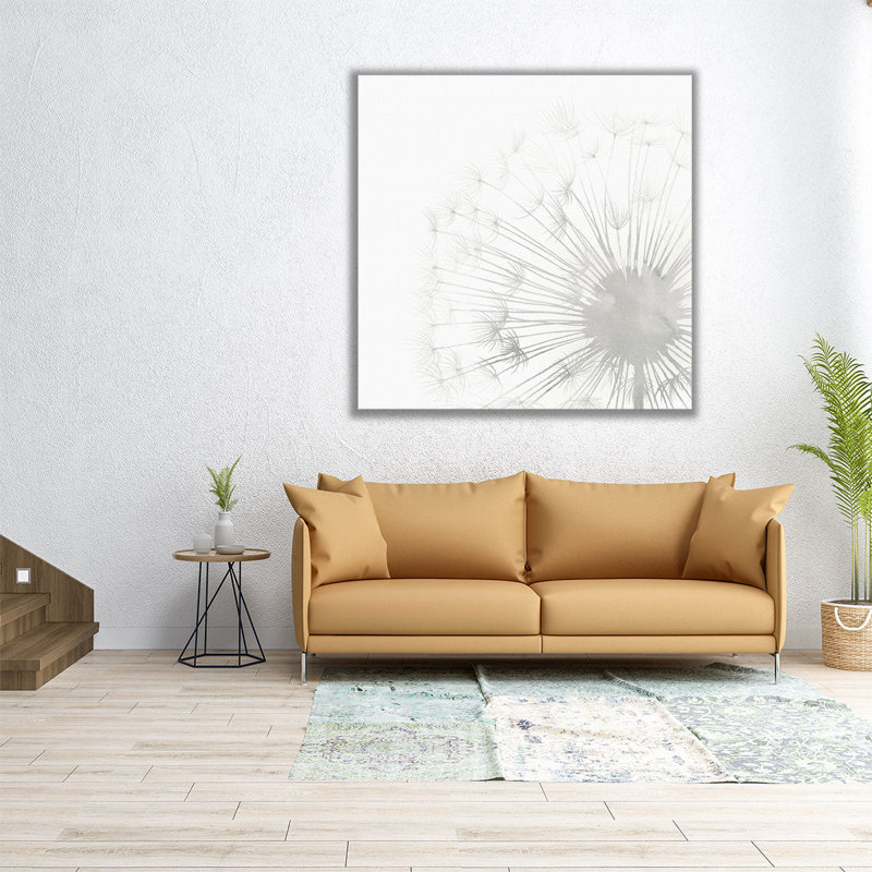 Dandelion Whisper II - reproduction d'art sur toile, H 20 po x l 20 po