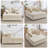 Upholstered Corduroy Sleeper Sofa Bed-1380751046