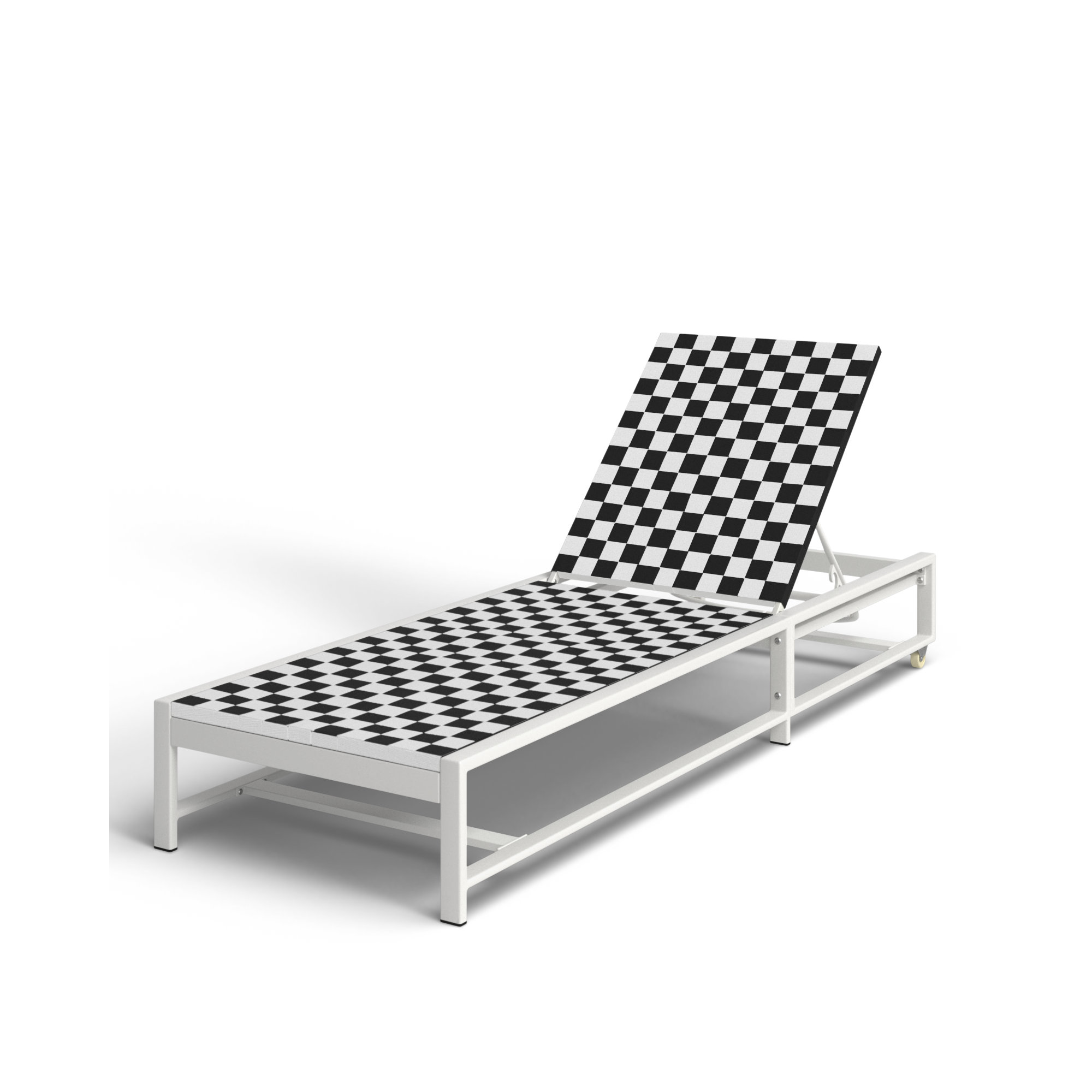 Bosley 27'' Outdoor Steel Chaise Lounge