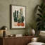 Cacti in Terra Cotta Botanical - Wrapped Canvas-1409844096-1409844098
