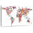 Harnek Flowers World Map-107710250