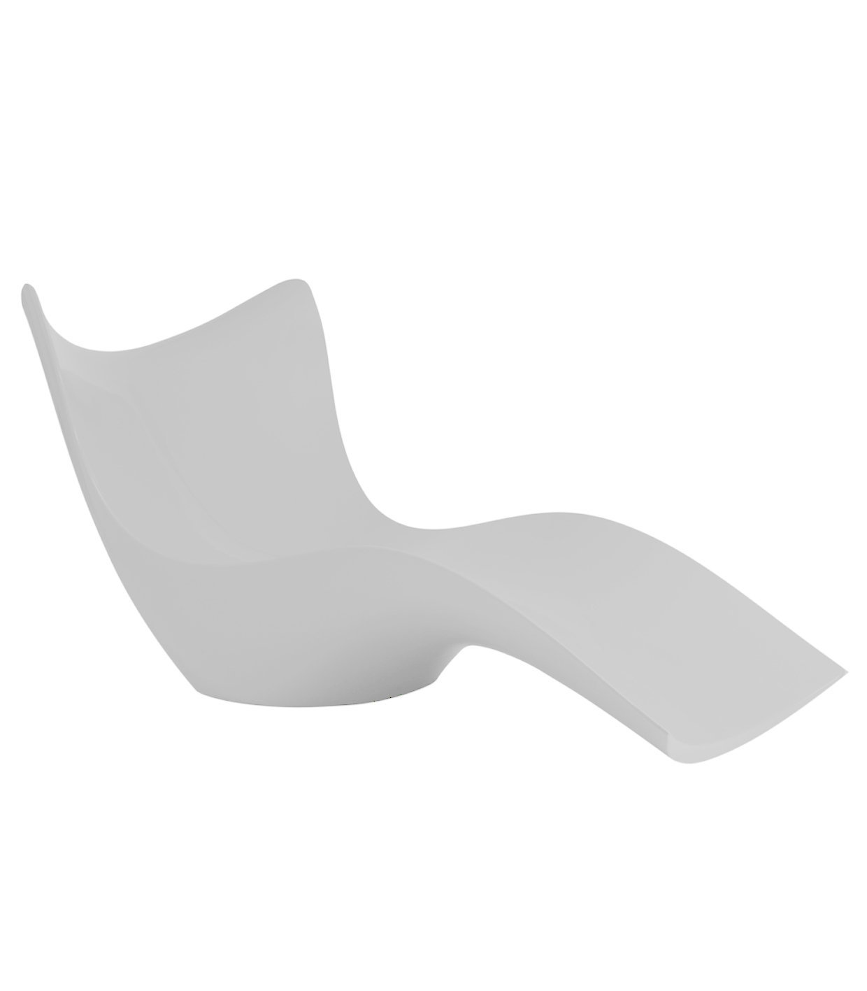 White plastic loungers discount outdoor