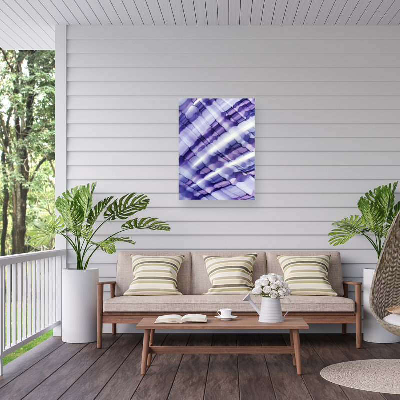 Rouleau de lune mauve sur toile par Tara Mann, H 24 po x l 18 po x P 1,5 po