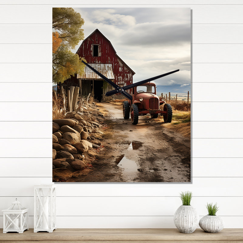 Londyn - Farmhouse Wall Clock Oversized, Medium