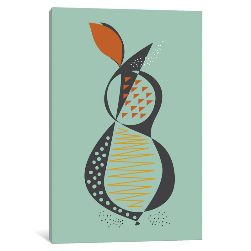 « poir », impression sur toile tendue, H 40 po x l 26 po x P 1,5 po, Pas de tapis, Toile tendue