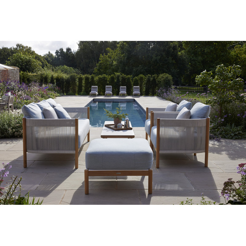 Monterey Outdoor Coffee Table, White
