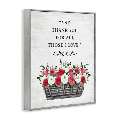 «Thank You For Ceux I Love Prayer», estampe numérique giclée par Designed