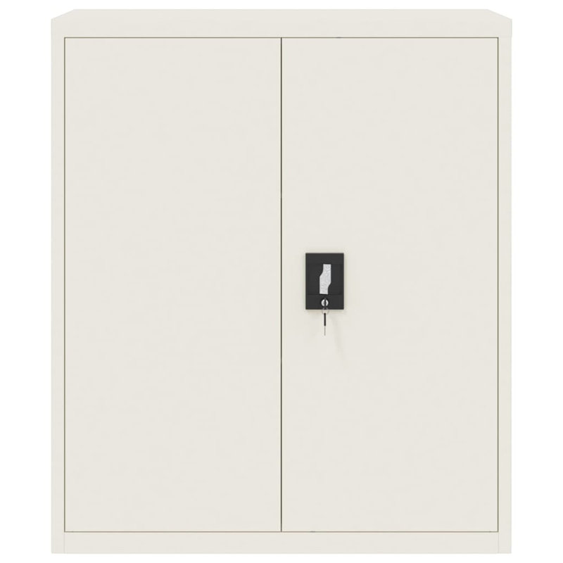 Marielos File Cabinet 90x40x105 cm Steel, White