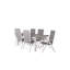 Jayesh 6 - Person Patio Dining Set with Extendable Rectangular Table-1474623068-1474623069