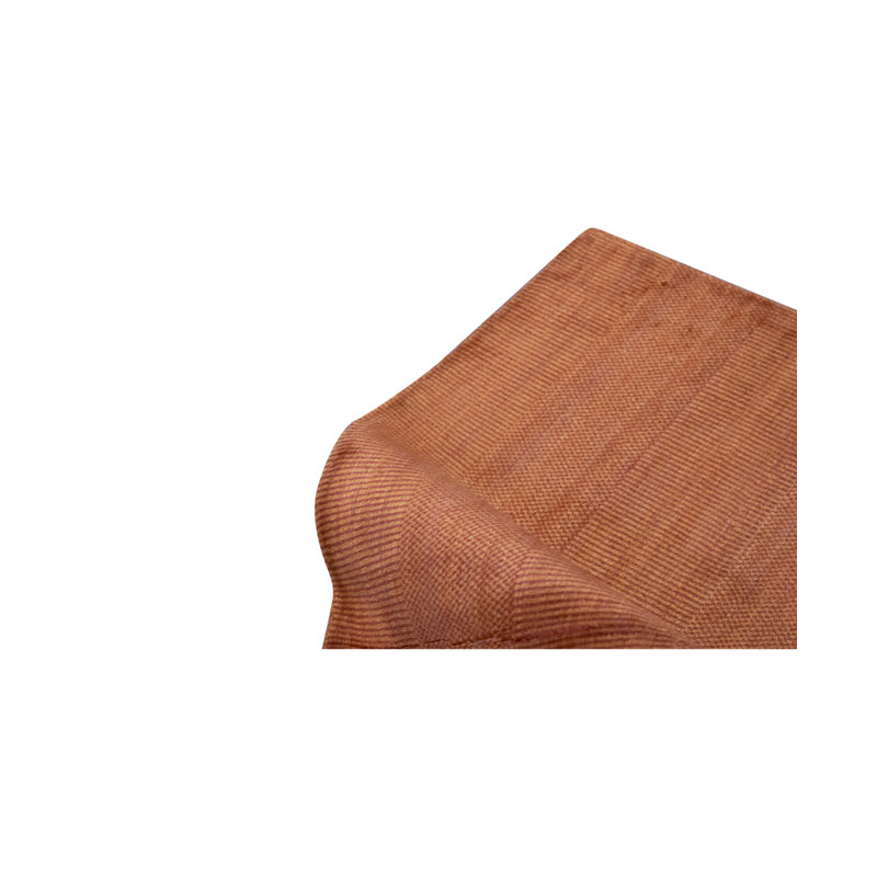 Area Rug in Rust Brown