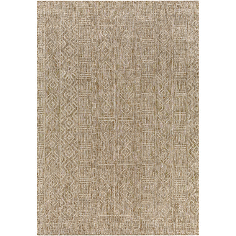Ranota Ranota Indoor & Outdoor Boho Brown Rug, Rectangle 200 x 275cm