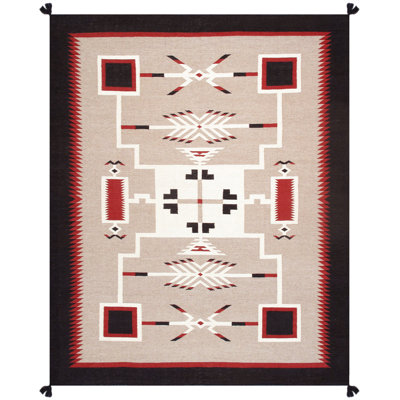 Southwestern Area Rug in Ivory