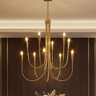 10 - Light Dimmable Classic / Traditional Chandelier