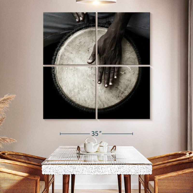 Abarca Djembe Drum, 50'' H x 50'' W