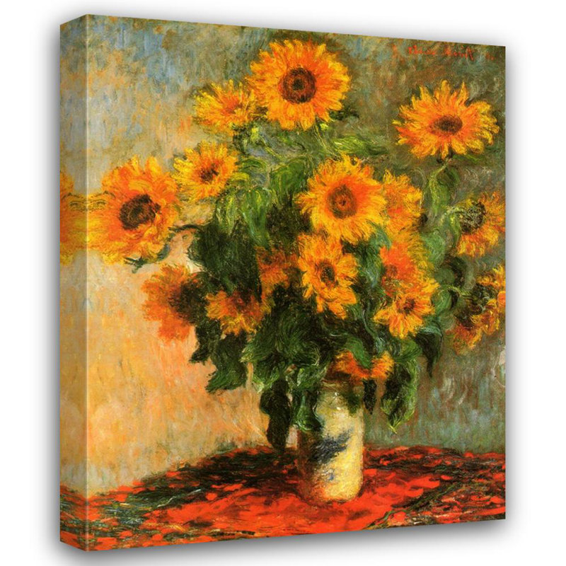 Sunflowers, c.1881, 18" H x 14" W
