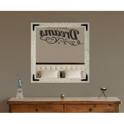 Karp Solid Wood Flat Wall Mirror