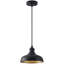  Luminaire suspendu de grange suspendu en forme de dôme de 10 po avec intérieur en laiton, luminaire suspendu d'extérieur réglable pour porche et cuisine-1584233541