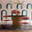 Fauteuil d'appoint en velours-164394749