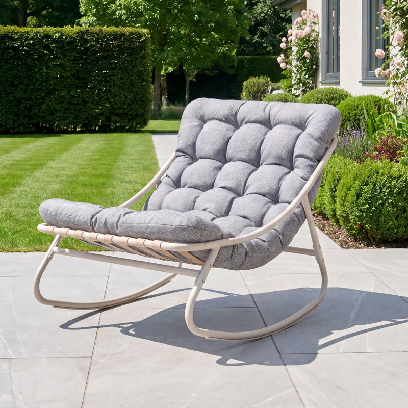 Outdoor Chair, Light Grey