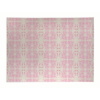 Pinks Rose Print under Sink Mat: Elevate Your Kitchen Decor