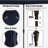 Le 10' x 6' 5" Rectangular Tilt Market Umbrella-2107552712