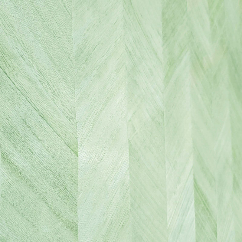 Placage de bois en gazon naturel rayé vert clair Edra