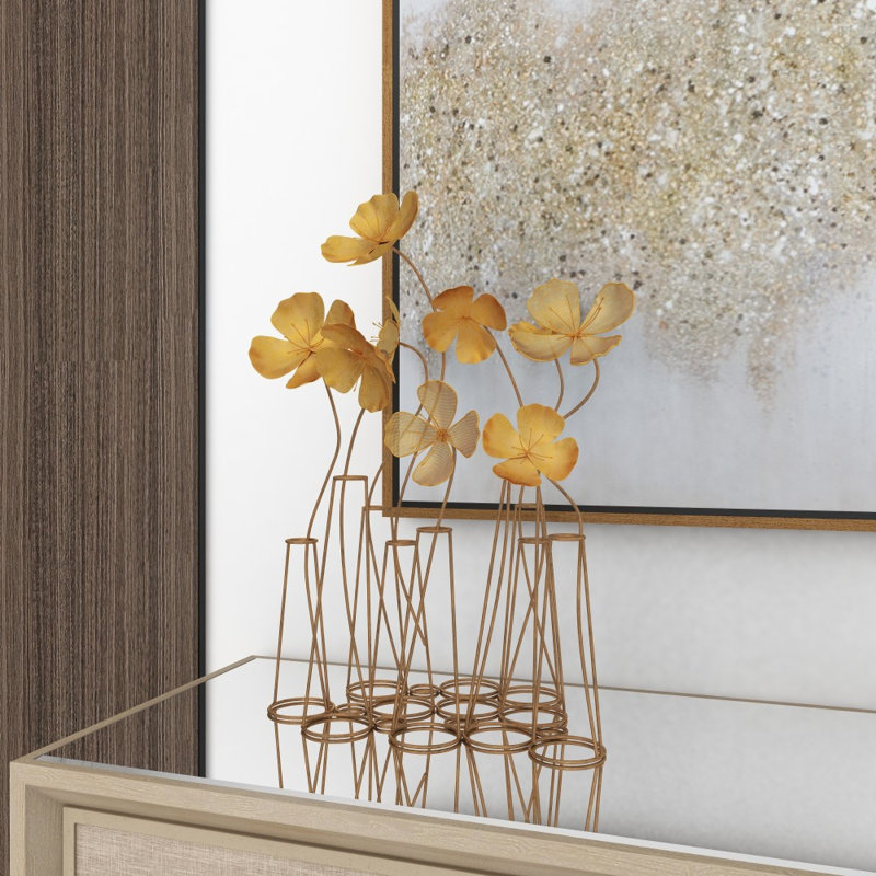 Vienne Metal Flower Sculpture