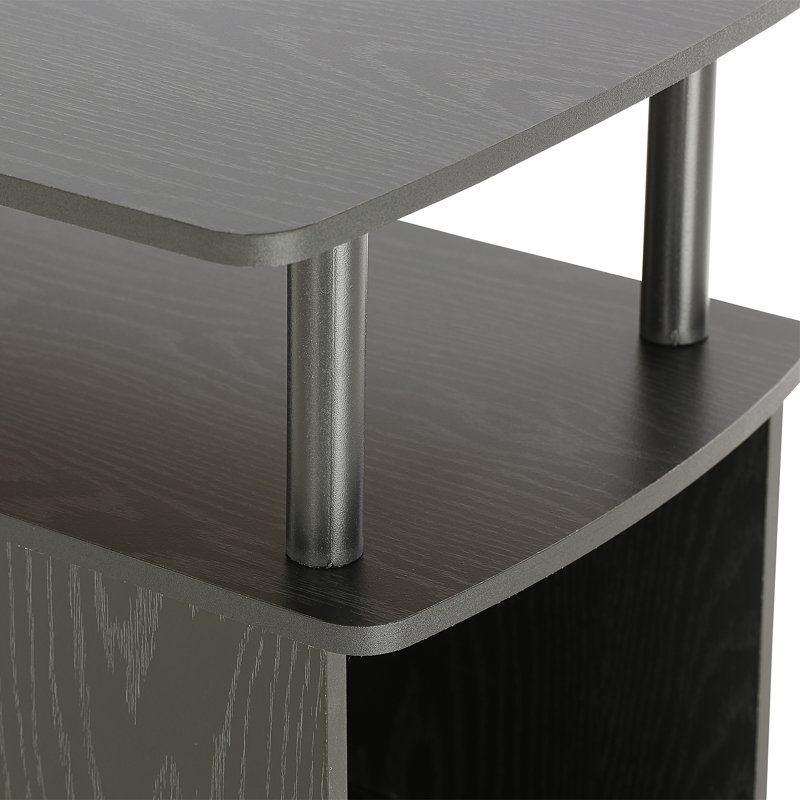 Bozil Coffee Table with Storage, Black