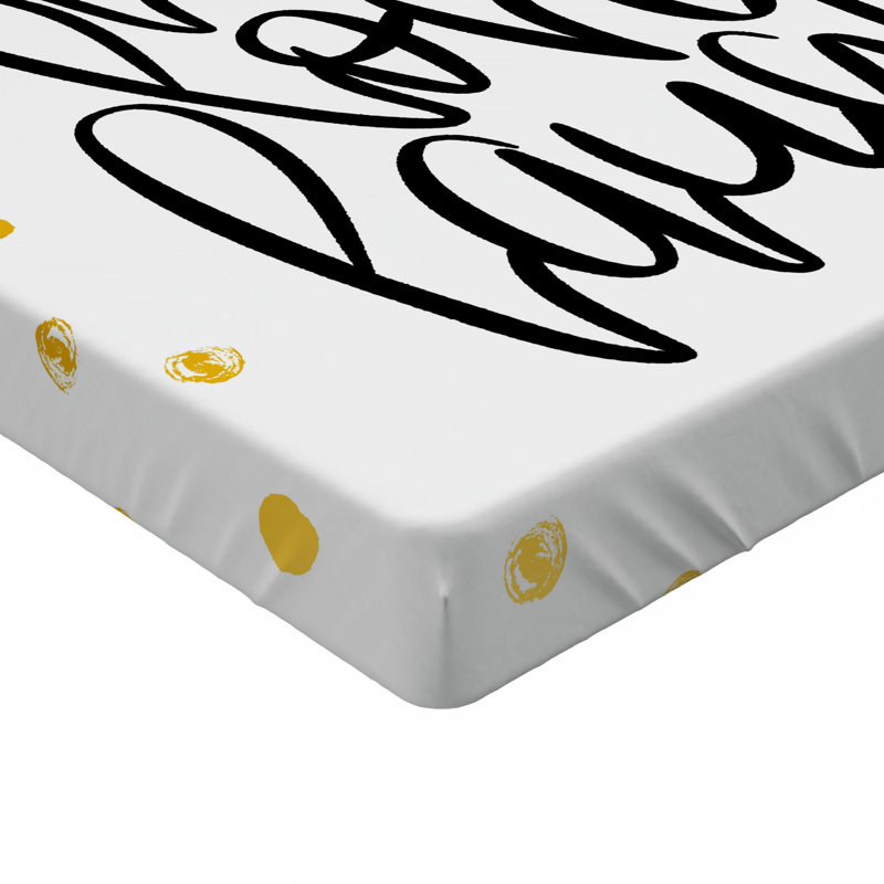 Microfiber Polka Dots Fitted Sheet, Twin Fitted Sheet