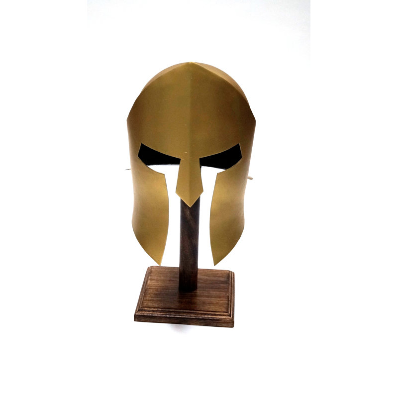 Sculpture 300 casques spartiates