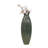 Modern Cylinder Ceramic Floor Vase for Living Room Decor - Tall Decorative Flower Accent for Home Entryway or Corner Styling - Green-1259130259