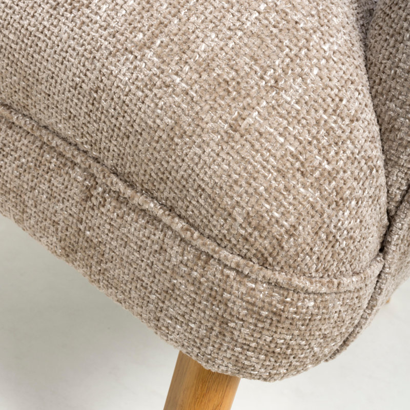Raimunda Upholstered Armchair, Cream