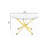 Kindra Round Glass Top Dining Table-621127997
