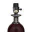 Lampe de table en velours Glam