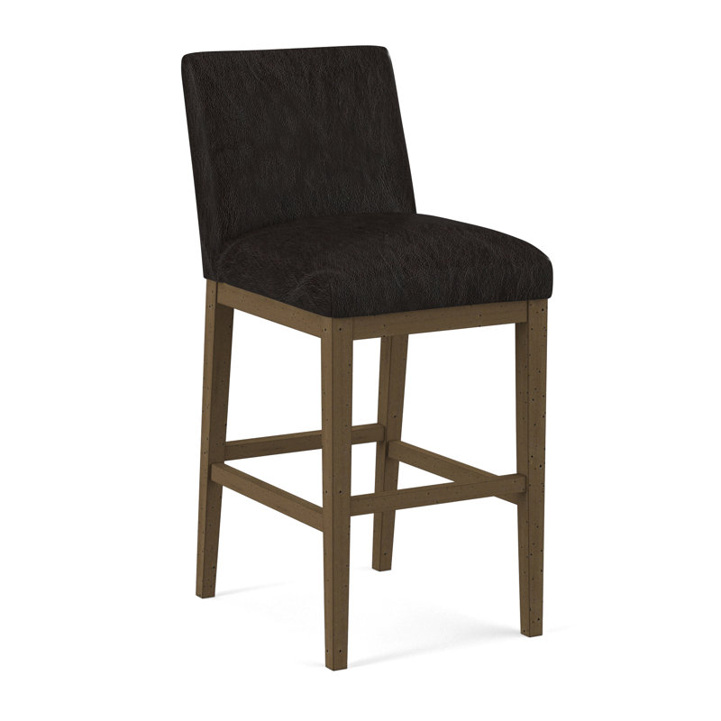 Upholstered Stool, Applause Bajah Ruby, English Saddle